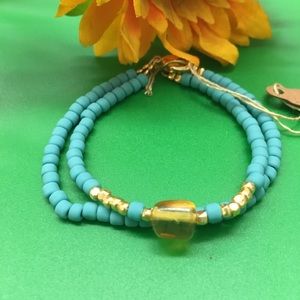 Bracelet with Genuine Amber Bead